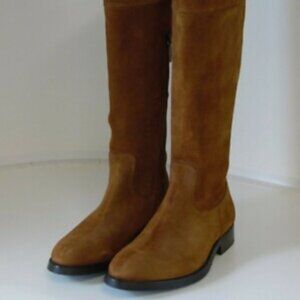 Magnanni Suede Leather Boots Narrow Calf Cognac 7